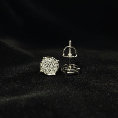 Moissanite 0.25 ctw Circle Earrings