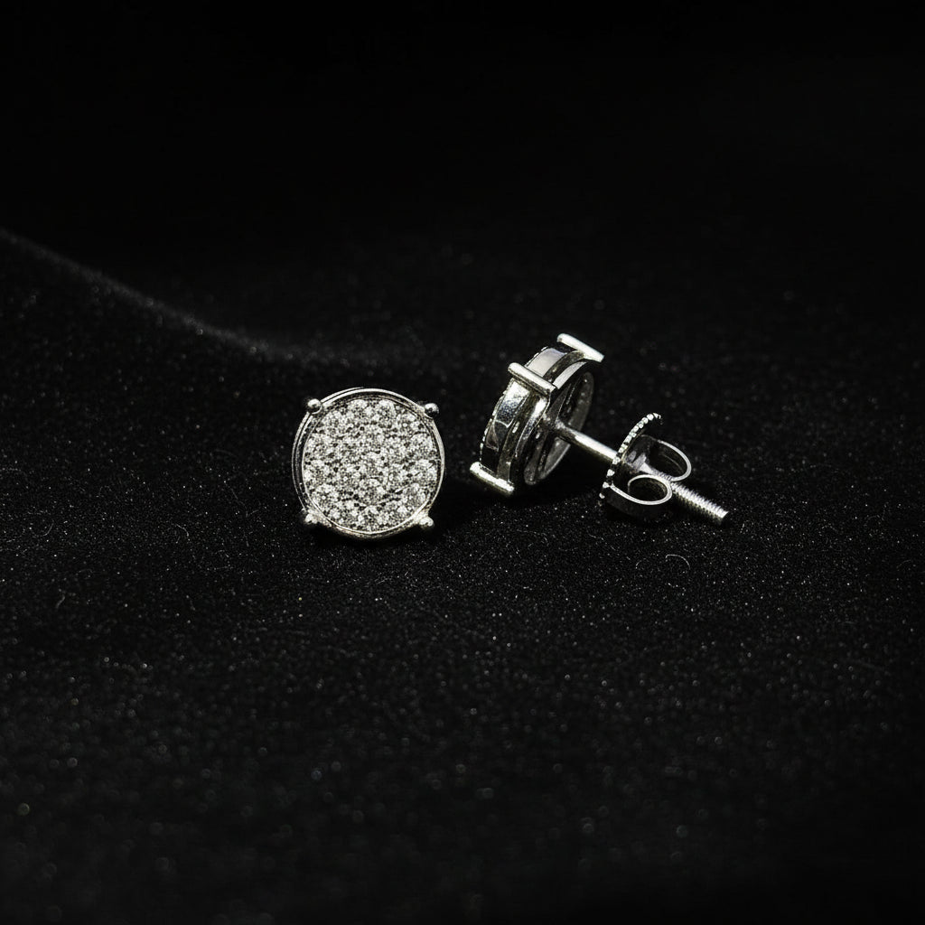 Moissanite 0.25 ctw Circle Earrings