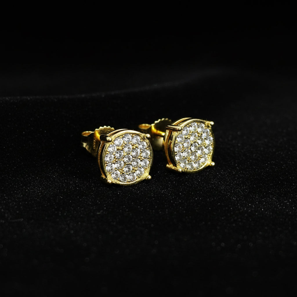 Moissanite 0.25 ctw Circle Earrings