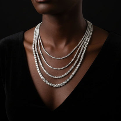 Moissanite Tennis Chain 2MM